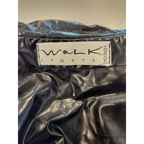 Vintage Mod Red White Plaid Reversible Patent Vinyl Raincoat Wool Swing Coat - Picture 13 of 13